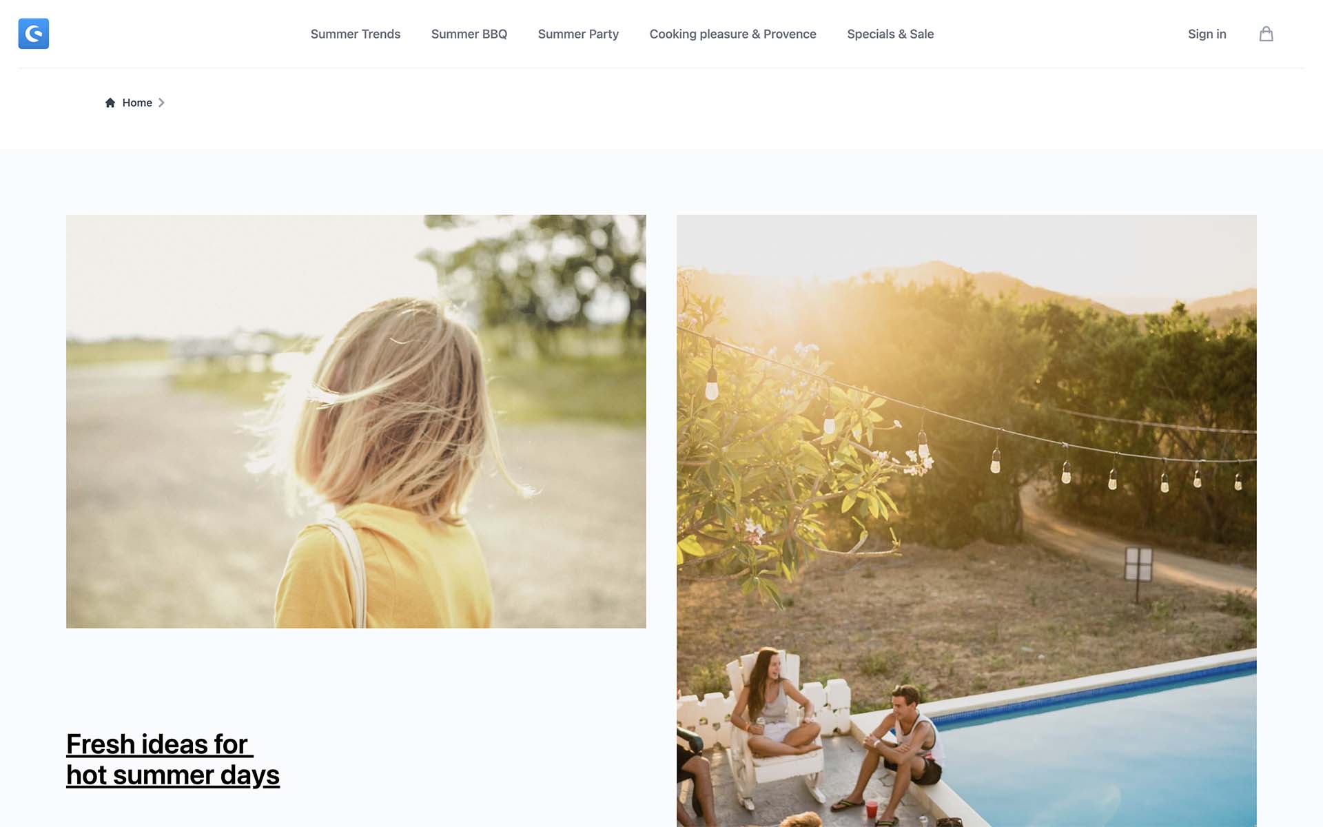 Vue Starter Template Screenshot